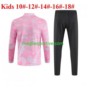 Real Madrid Dragon Bambino Tute Felpe da Allenamento Rosa 2023-2024